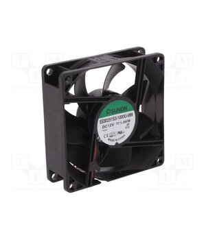 EE80251S3-1000U-999 Fan: DC; axial; 12VDC; 80x80x25mm; 55.77m3/h; 28dBA; slide; 24AWG -5SKLFfeL-gb1LpHnLMjH6qTOKqI5jqROW6EW3s9uYw