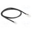 88035 Cable: telephone; RJ11 plug,RJ45 plug; 1m; black; PVC; 30AWG xZpodMKAPBi4BQ3WDw0f8keNamL81ntzQkaFzMNIZss