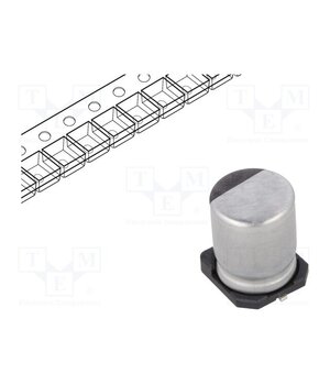 UUD1C101MCL1GS Capacitor: electrolytic; SMD; 100uF; 16VDC; Ø6.3x5.8mm; ±20%; 2000h bNmgjXGoln1sL9tIVf3EMZyKxytFRE0LY92Qq65r23A