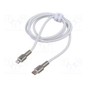 CATLJK-A02 Cable; High Speed,USB 2.0; Apple Lightning plug,USB C plug; 1m uPflK2RJOUwyeNeIlBzhLgvDFzafbpcnINImlC6vTvc