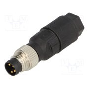 22260043 Connector: M8; male; PIN: 4; 30V; IP65,IP67; straight; for cable Vv5p5mFdCBKv6jYm25KGKdFJ3OECcPYvJDoIat4iy3Y