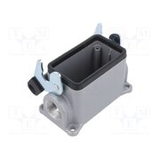 10034900 Enclosure for connectors: HDC; size H-B 10; with latch; straight Yu9HZlWIlaTq6c2nqXWcBGAuKCJORmKNZ7Q7cDs3sHA