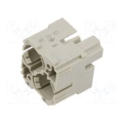 CX 02 BF Connector: HDC; contact insert; female; 50V; UL94V-0; Modules: 2 9r-flzKYqKWIGCHzLYQEZtnONd7T9_6KwLGKz0hMXv8