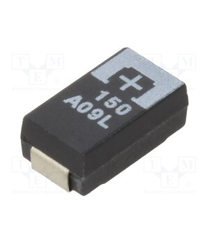 10TPB150MGL Capacitor: tantalum-polymer; 150uF; 10VDC; 1750mA; SMD; POSCAP TPB ohWu8bOwG46gGXK0sM82H0UMjaY_-XzKNrJjnofqYL8