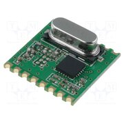 RFM43B-433S1 Module: RF; FM transmitter; FSK; 433.92MHz; SPI; 1.8÷3.6VDC; 13dBm pwhVyjVxtHwHQTXdAAYXm3aUDY9GP_7EyBiL5I28bbg
