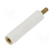 2182X25 Insulating sleeve; Int.thread: M2,5; L: 25mm; UL94V-2; polyamide fGEUM9kdy4pTjQ1bpteu6-CF9vGqirbFVTe2Tv3zpQs