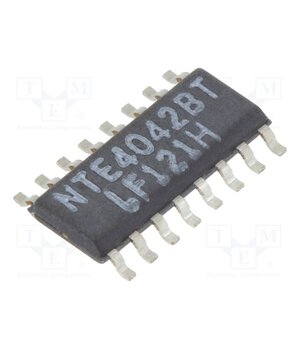 NTE4042BT IC: digital; latch transparent; Ch: 4; IN: 1; CMOS; 3÷18VDC; SMD; SO16 ndxji9jjq4kERXYXPPRgaXBanv-TECK00ctIDKeD49g