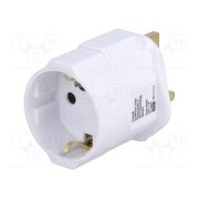 45353 Adapter; Plug: with earthing; Colour: white zvtZitu-gbljFdf3gBmoRkRXcz9VnJLdb8V9QbCghEI