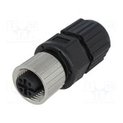 M12A-04BFFA-SL8001 Connector: M12; plug; PIN: 4; female; 250V; straight; IP67,IP68; 4A 8BA1OdGbbrCLlXpwvWdspJa2hrsagjqrzeJs-oxoX2M