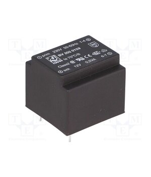 BV 202 0159 Transformer: encapsulated; 0.5VA; 230VAC; 12V; 42mA; PCB; BV DvpKvJanodZOPMY4LmZvfKXiMpuiNAfO8GoDg1rt5Lk