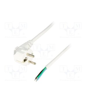 LT322 H05VV-F 3X1.0 2.5M WHT Cable; 3x1mm2; CEE 7/7 (E/F) plug angled,cables; PVC; 2.5m; white GO6JzqEpNOPGzsRzdPuiwx7Amnerjwb7BTy-rBqxqek