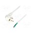 LT322 H05VV-F 3X1.0 2.5M WHT Cable; 3x1mm2; CEE 7/7 (E/F) plug angled,cables; PVC; 2.5m; white GO6JzqEpNOPGzsRzdPuiwx7Amnerjwb7BTy-rBqxqek