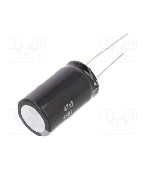 EEUED2W470 Capacitor: electrolytic; THT; 47uF; 450VDC; Ø18x31.5mm; ±20%; ED RVoRmQOZoebb5RaGtoGz5I7Rn3mfTLI0s75CnDdcP-c