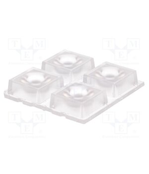 C13232_HB-2X2-WW LED lens; square; transparent; 44÷69°; H: 8.5mm; Body dim: 50x50mm 8_9iHEMT57FaxXS5S1Vk4NCijYnOw06b9BCjnRtd3ME