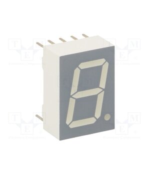 TDSO5160 Display: LED; 7-segment; 13mm; 0.51"; No.char: 1; orange-red; 2÷3V ROgW0dTpMpn1AovB-pWYpYq-sO0eEhxFuDasd8c37QY