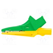 SAK 6674 NI / GNGE Crocodile clip; 12A; 600VDC; yellow-green; Grip capac: max.20mm 4o3EztwP6RszetrQmzi_L7zwfABr6qBiaMuUzwyfVKs