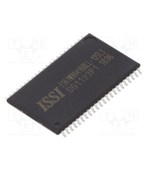 IS61WV6416BLL-12TLI IC: SRAM memory; 1MbSRAM; 64kx16bit; 3.3V; 12ns; TSOP44 II F8CSoVcRVUEM4fJYMQVgUnLaKXM0gpQNFsjdcr2q34s