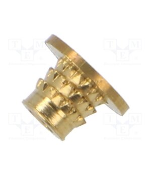 004M2.5 Threaded insert; brass; M2,5; BN 37896; L: 4.1mm; for plastic myqsEvBJX3s5g4ocuiGNLKuZyd517EnoWV1nr90r0PY