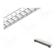 DS1020-08-30VBT11-R Connector: FFC/FPC; tinned; SMT; 500mA; 50V; PIN: 30; 500um; vertical QiOKO4CQRVW_EOWFIPfFIWGWnAB7VCbmonJLKuUw8j4