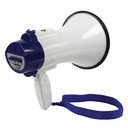 MEGAPHONE 10W/200m with recording, supply 4xR20 battery