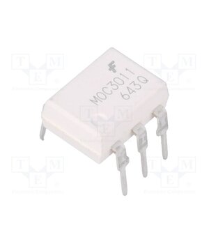 MOC3011M Optotriac; 4.17kV; Uout: 400V; triac; DIP6; Ch: 1; MOC301XM TDpDX8ADIuHQrUPqMZmI7yOjIer2LuW9Pj6Ot6Ruyg0