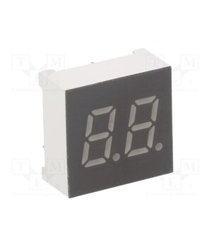 KW2-301CGA Display: LED; 7-segment; 7.62mm; 0.3"; No.char: 2; yellow-green zMPizQ-4we2oYDylMRiDLd1rdap3RDGZrYKwpgZ-Jro