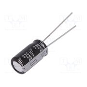 EEUEB1E331 Capacitor: electrolytic; THT; 330uF; 25VDC; Ø8x15mm; Pitch: 3.5mm gTWwuk7UypiO21BxKf-ijFTHzkl-1IRGgcKL8US83y0