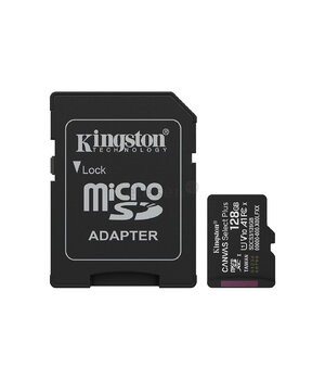 Atmiņas karte micro SD 128GB ar SD adapteri AKRUS128A3.jpg