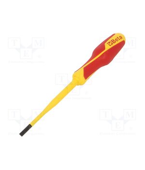012740606 Screwdriver; insulated,slim; slot; 4.5x1mm; Blade length: 100mm 9ACM0LejZ2pJRqZulA2t92_m8y-yQNfNRdsZAKSpQJI