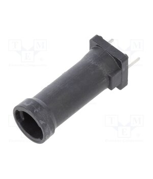 85200001009 Fuse holder; THT; 5x20mm; -40÷85°C; 6.3A; thermoplastic; black jrQXgq4rriNz_9JKfLYjqGO5lF7-Mp6trOTWrz500yw