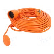 W-96985 Extension lead; 3G1.5mm2; 25m; PVC; orange; Sockets no: 1; 16A bPZmW0GEkgKU6aV41BJa_kv0oFwTMVz8d-RcWnwbe3I
