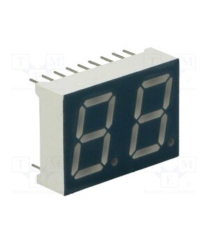 KW2-521CGA Display: LED; 7-segment; 13.2mm; 0.52"; No.char: 2; yellow-green qqU3jAxJ5jdtDDA5pUlBwko0KMmD3h_X8nZC3Rp7ajo