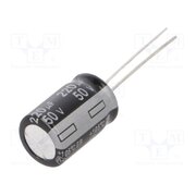 EEUEB1H221B Capacitor: electrolytic; THT; 220uF; 50VDC; Ø10x16mm; Pitch: 5mm 0Kb1hgaGDsBdcNjrGXU1V0KfcC-yxZyPYPdDoIS4pLQ