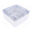 1554N2GYCL Enclosure: multipurpose; X: 120mm; Y: 120mm; Z: 60mm; 1554; grey; IP66 0OhRxzrXehucgZMk9G4vc1A_v1zmRUPD5FKalGUDUsY