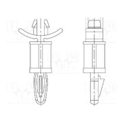 8G814V41090 PCB distance; polyamide 66; L: 9.5mm; latch/latch; natural jpfKb0B-E1KQ-iVaD24z7cE0a08nTdYtaCENSnBlKks