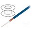 RG59 FLEX BLUE Wire: coaxial; RG59-flex; stranded; OFC; 0.22mm2; PVC; blue; 2kVAC iFUAqqVZnPQB_ggWee5sIrlnUgbABSX9n85TkT5xJsI