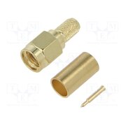 R-522 RG58 Connector: SMA; plug; male; straight; 50Ω; soldering,crimped; PTFE eXi_GDO5n-JzfT3v7i6lxv0bQVy7_9nzZC1qW55sYkQ