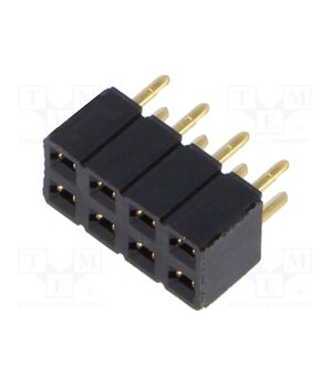 SLW-104-01-G-D Connector: pin strips; socket; female; PIN: 8; vertical; THT; 2.54mm 4yKVLTpz0QJghrILysD99qbSiKssyYrJ9JnYswbBeXo