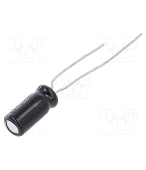 EEUEB1H2R2SB Capacitor: electrolytic; THT; 2.2uF; 50VDC; Ø5x11mm; Pitch: 5mm z28WpYlaQSYzt9Vlpymj_2EjS3h6rFzRb0d7twCNZRw