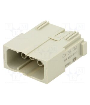CX 08 CM Connector: HDC; contact insert; male; MIXO; PIN: 8; 16A; 600V iXSomvlAemCn93Rd_508IMNwMwLqEAuJic-8DVMSeDs