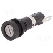 03450611H Fuse holder; 6.3x32mm; 16A; 250V; on panel; Cutout: Ø12.7mm CtpBxLtrcapEZMsgHCq-zxZPJYgeIlGxClEKlcmxe1M