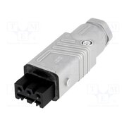 932140106 STAK 3 N GRAU Connector: rectangular; ST; plug; female; PIN: 3; tinned; IP54; 16A JNaZZueEUOnMH5469GUrZpruHyC_qmoacA3aINiOa3U