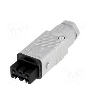 932140106 STAK 3 N GRAU Connector: rectangular; ST; plug; female; PIN: 3; tinned; IP54; 16A JNaZZueEUOnMH5469GUrZpruHyC_qmoacA3aINiOa3U