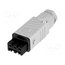 932140106 STAK 3 N GRAU Connector: rectangular; ST; plug; female; PIN: 3; tinned; IP54; 16A JNaZZueEUOnMH5469GUrZpruHyC_qmoacA3aINiOa3U