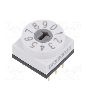 DRS 60010 Encoding switch; Pos: 10; PCB,THT; 80mΩ; DC load @R: 0.15A/42VDC i6o1FdhcwIcETGBGOTDuVkulWa6v27OSD5-LA9yeeL8