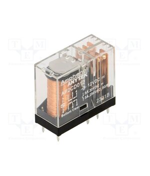 AP2CD01200G Relay: electromagnetic power; DPDT; Ucoil: 12VDC; 5A; AP; PCB; 275Ω ifj-F4oD1TETHODjzkW4F19LUgVOsqQcC9DiNtF6tdw