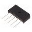 DBI 25-10 P 07641760 Bridge rectifier: three-phase; Urmax: 1kV; If: 27A; Ifsm: 310A; THT 02xlrBEsTSPC_oOYQArlgZ7BcCAb4jmK5OFxKGvjQaQ