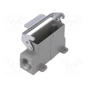 D16A-SF-1L-M25 Enclosure for connectors: HDC; angled; size D16A; with latch 9GWmjIu_eU1EF2h0NbhQYPrpEYHmd_YLO5nhi86J9BE
