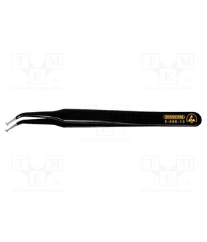5-066-13 Tweezers; Blade tip shape: trapezoidal; Tweezers len: 120mm; ESD 44Ut45qDbWZlDe_6Uwp73mirxyBCpT3C9NratFvGBgo