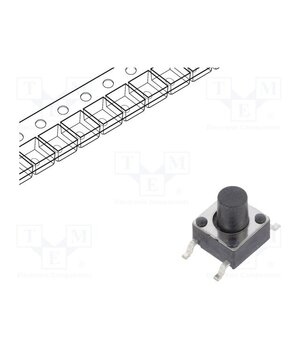 TL3301EF100QG Microswitch TACT; SPST-NO; Pos: 2; 0.05A/12VDC; SMT; none; 0.98N iEds8TnK60yDyoO9Qn9_8Yh3eGmiNSx-CmFHacj5XKE